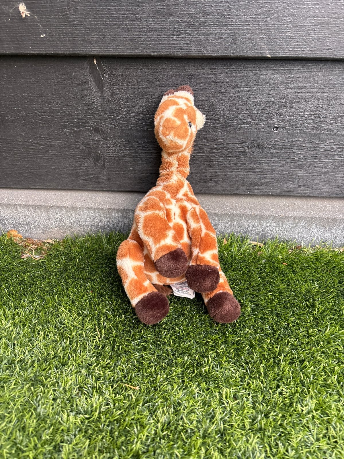 Schattige pluche giraf knuffel, Ophalen, Giraf, Zo goed als nieuw, Middelgroot (20 tot 80 cm)
