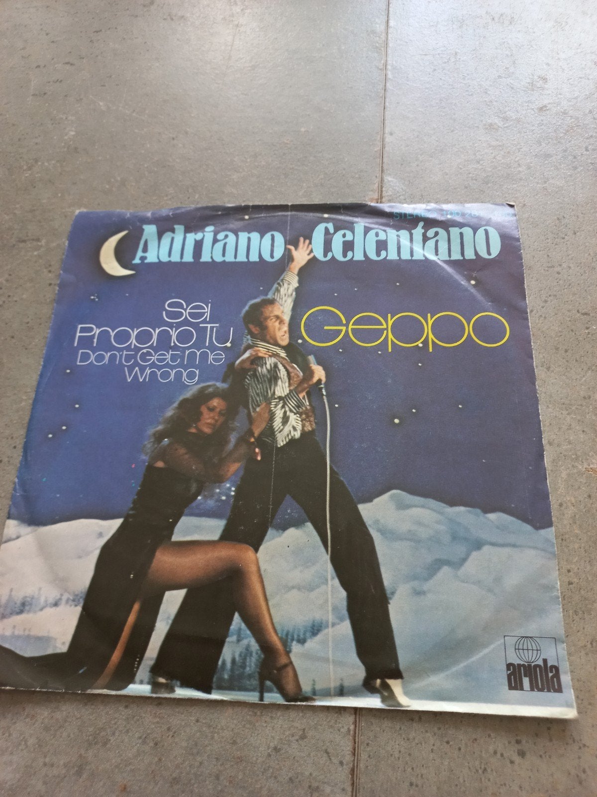 Adriano Celentano - Sei Proprio Tu / Geppo (Vinyl Single), Cd's en Dvd's, Ophalen of Verzenden, Gebruikt, 7 inch, Pop