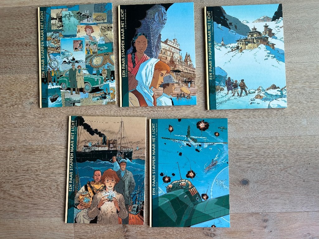 Een paar stappen naar het licht - deel 1 t/m 5, Bruno Marchand, Complete serie of reeks, Nieuw, Ophalen of Verzenden