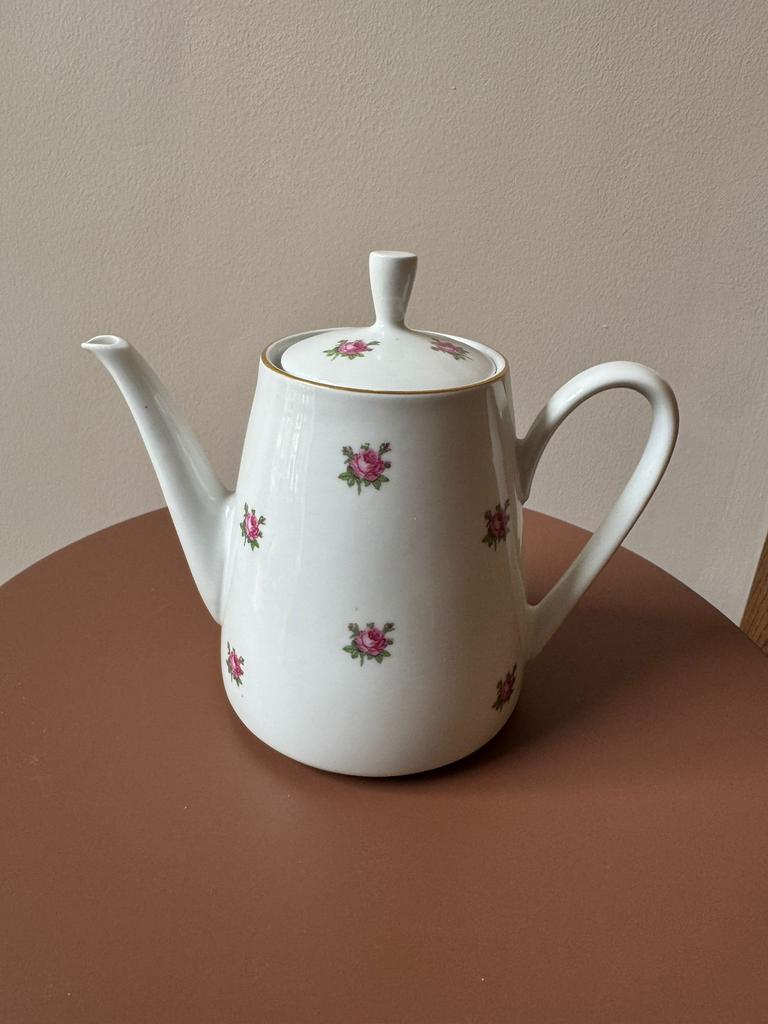 Kahla koffiepot theepot vintage puntgaaf, Ophalen of Verzenden