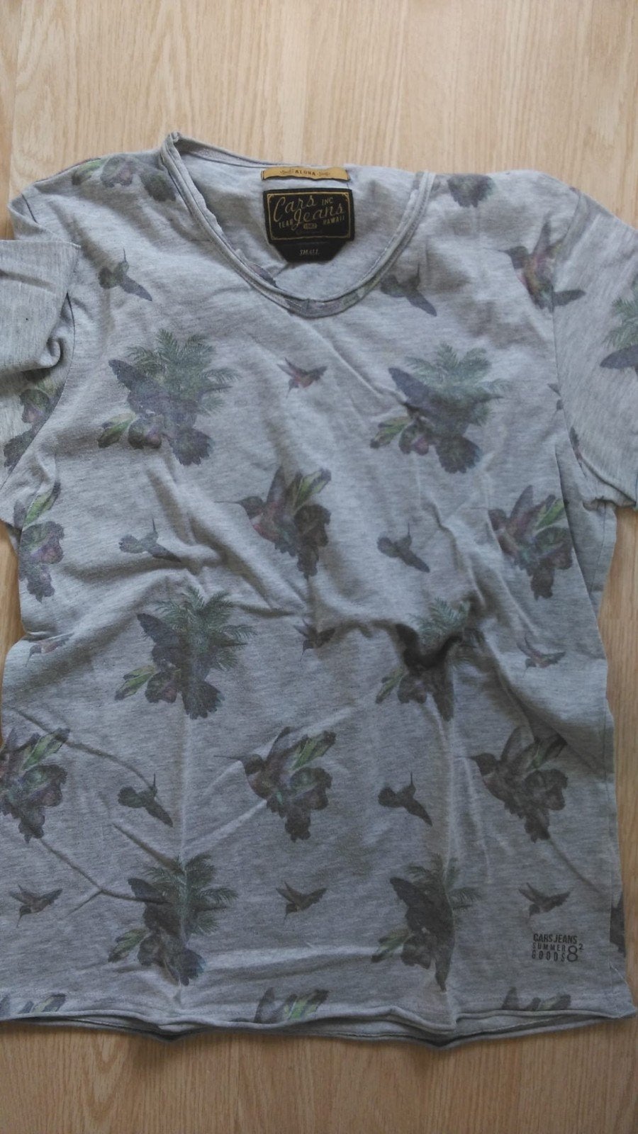 T-shirt van Cars, Verzenden, Cars, Zo goed als nieuw, Grijs