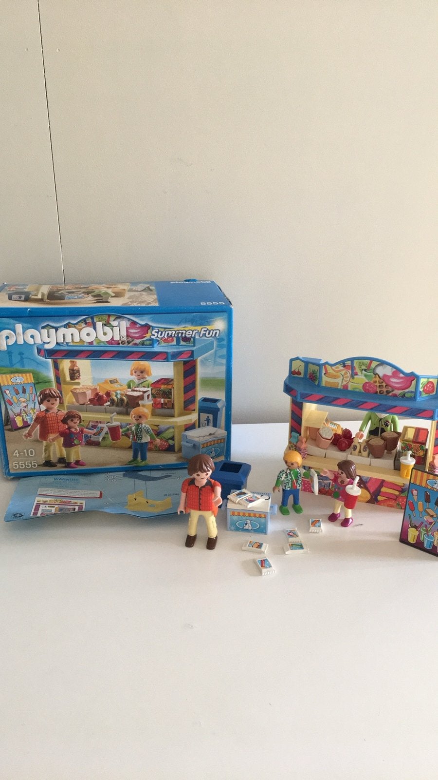 Playmobil Summer Fun IJskraam met figuren en accessoires, Ophalen of Verzenden, Gebruikt, Jongen of Meisje