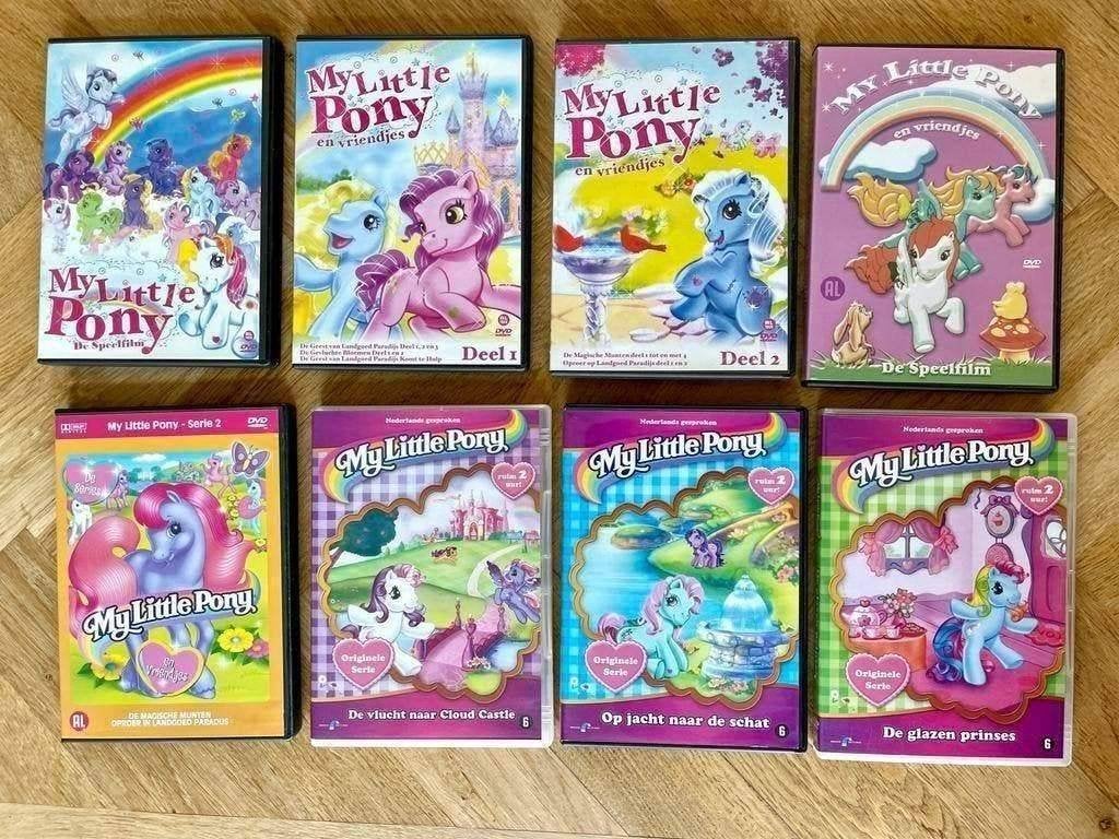 8x My Little Pony DVD’s met oa. Speelfilm en Serie 2, Cd's en Dvd's, Tekenfilm, Amerikaans, Nederlands, Ophalen of Verzenden