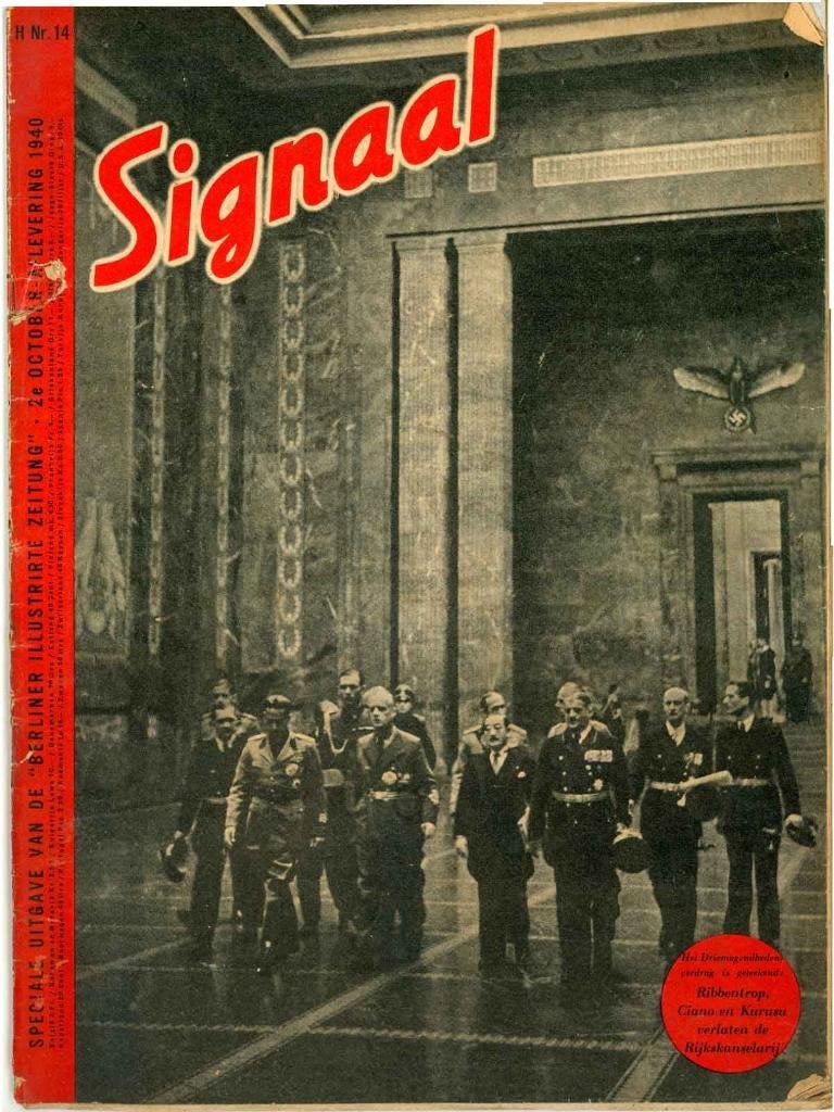 Signaal Tijdschrift - 2e Oktober Levering 1940 Nr 13 en 14, Ophalen of Verzenden, Landmacht, Duitsland, Boek of Tijdschrift