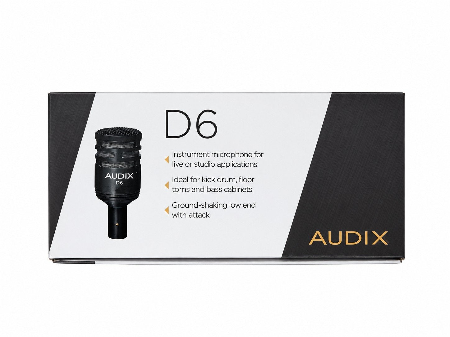 Audix D6 dynamische instrumentenmicrofoon (Kickdrum / Bas), Ophalen of Verzenden