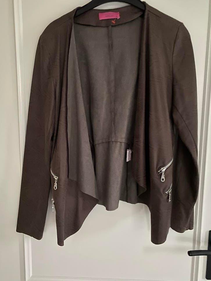 Studio anneloes bruin jasje/ vest, Ophalen of Verzenden, Zo goed als nieuw, Maat 46/48 (XL) of groter, Bruin