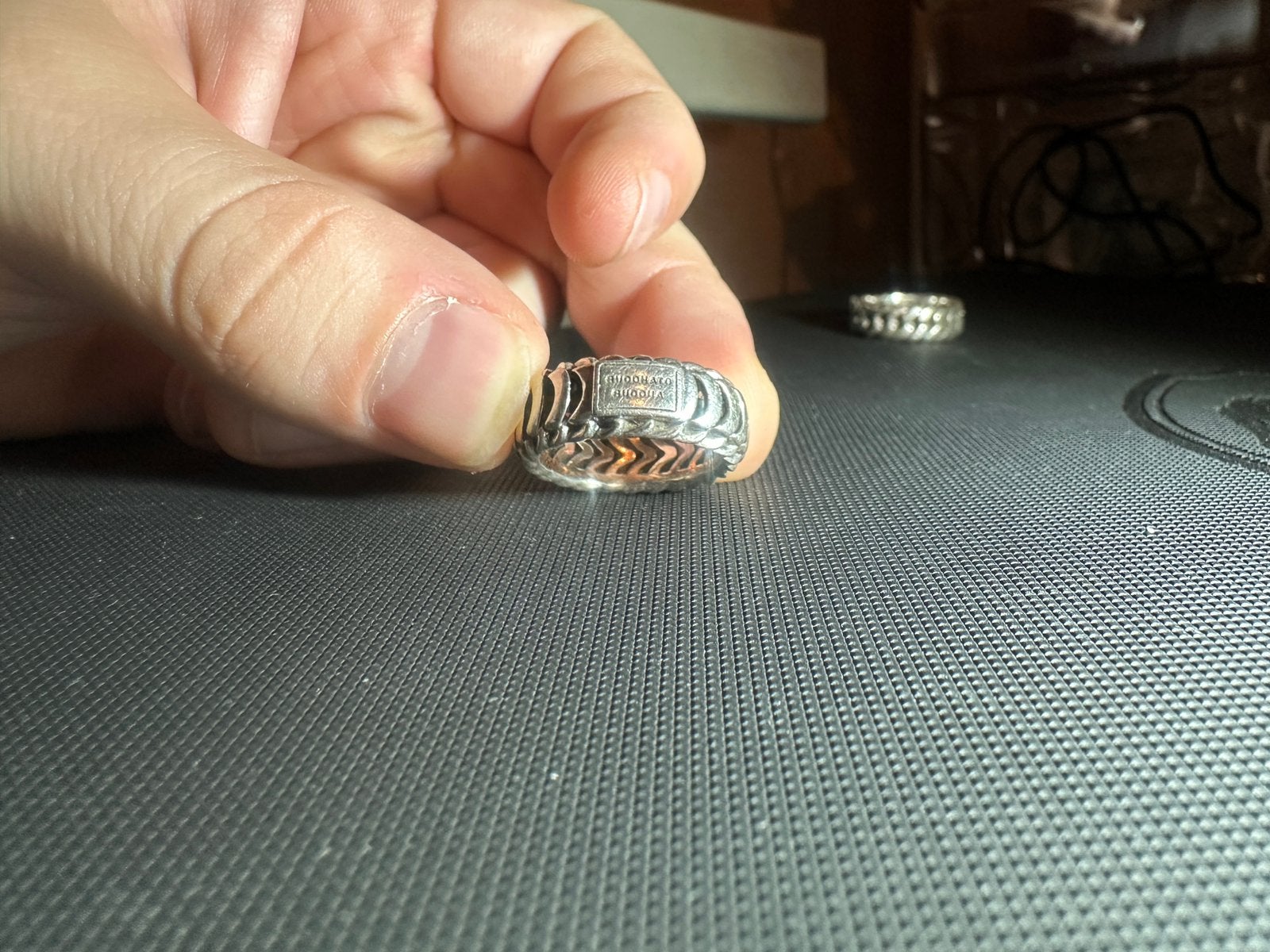 Buddha to Buddha ring | Maat 18, Sieraden, Tassen en Uiterlijk, Ringen, 18 tot 19, Ophalen of Verzenden, Zo goed als nieuw, Dame of Heer