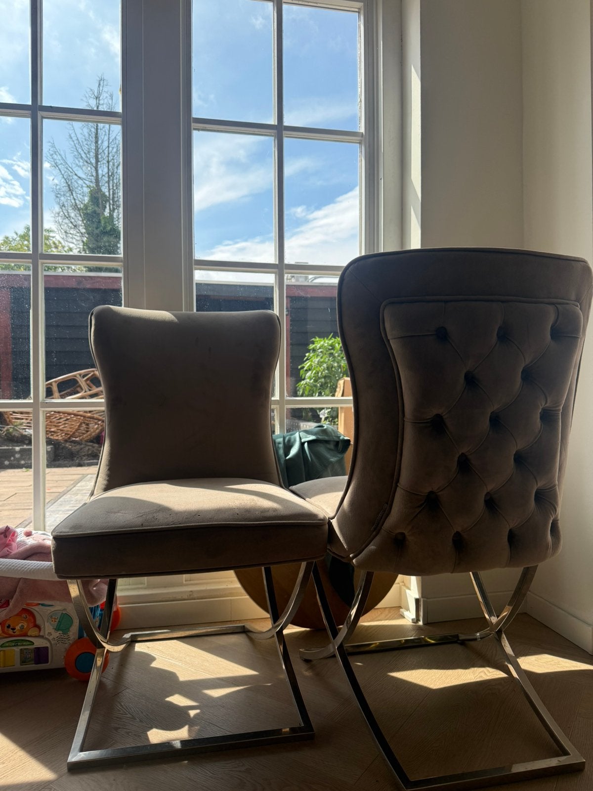 Richmond stoelen 2 stuks, Ophalen, Zo goed als nieuw, 50 tot 75 cm