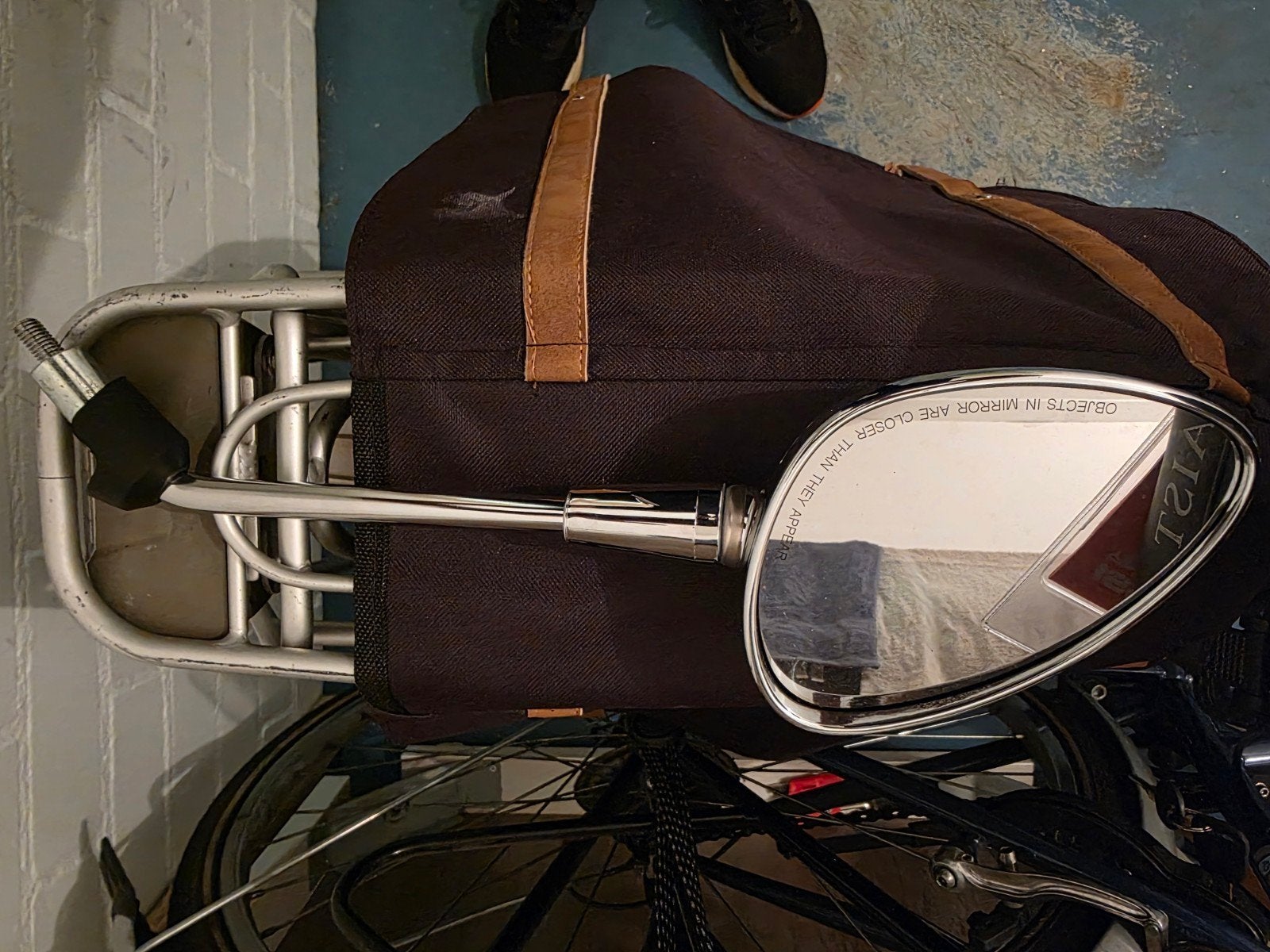 Originele Piaggio Vespa spiegel links chroom - nieuw, Auto-onderdelen, Spiegels, Ophalen of Verzenden, Nieuw