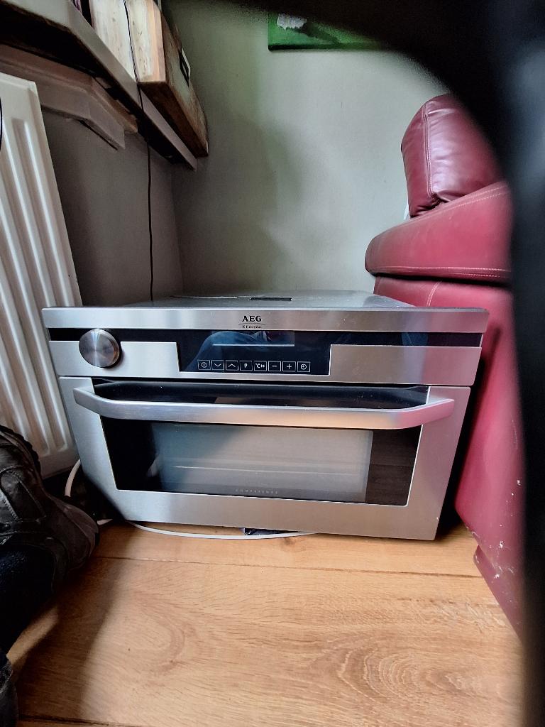 inbouw oven, Witgoed en Apparatuur, Ovens, Ophalen, Minder dan 45 cm, Gebruikt, AEG