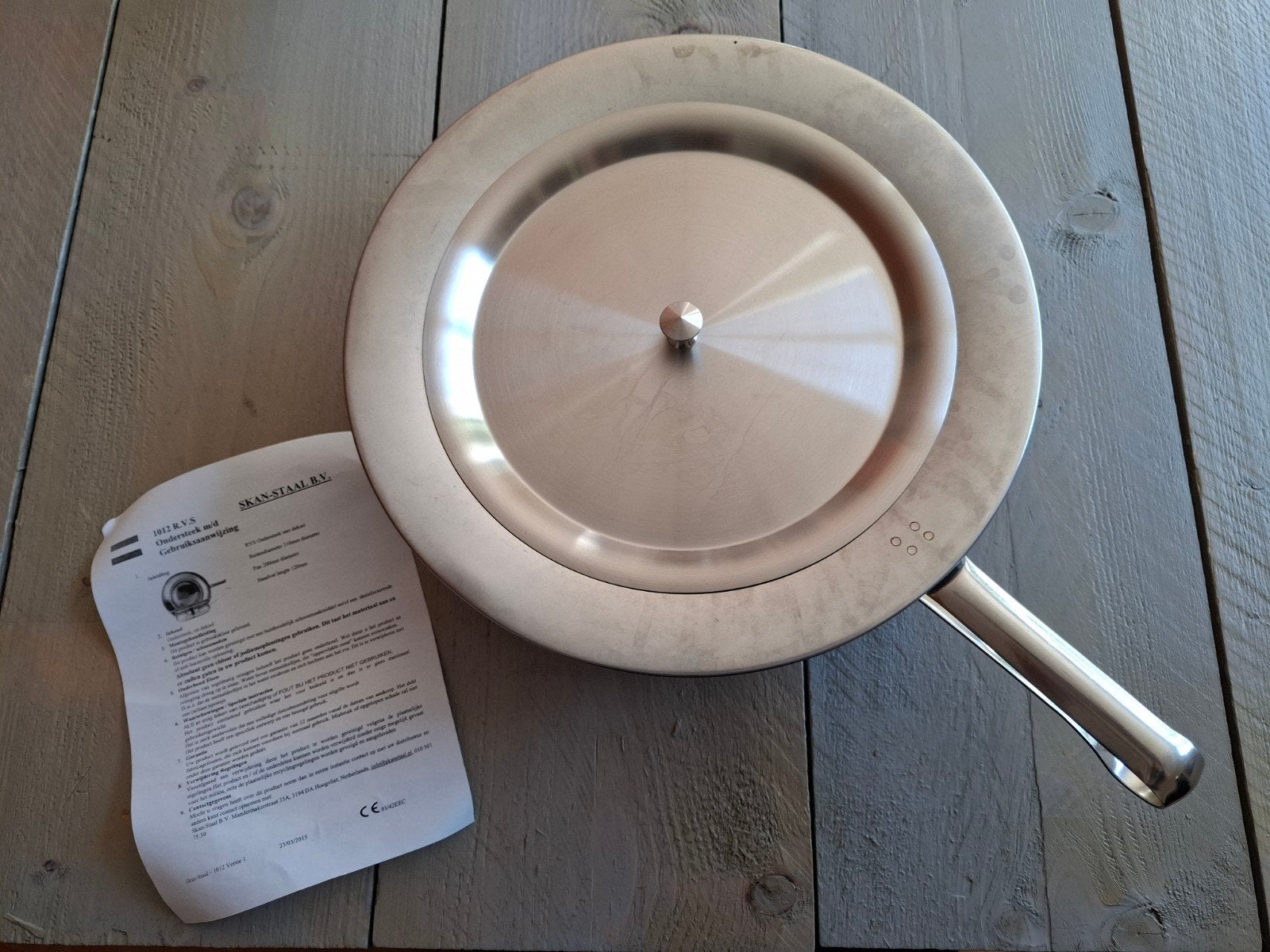RVS Ondersteek / Bedpan  Skan- staal, Diversen, Ophalen of Verzenden, Zo goed als nieuw