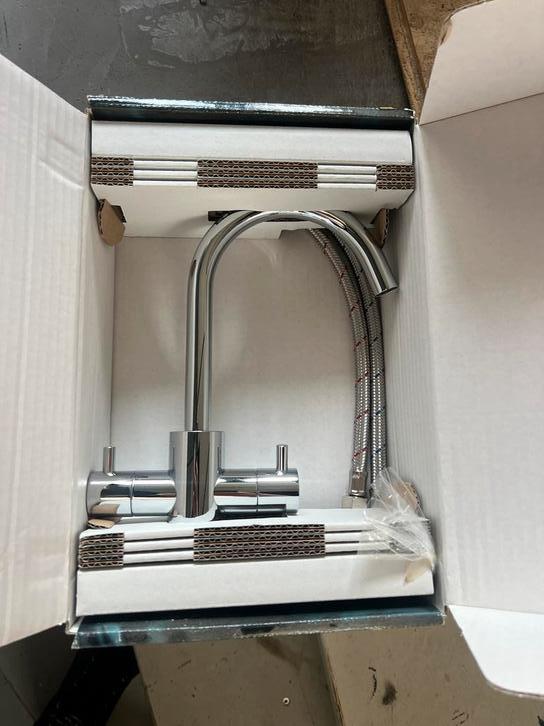 Hothbath Wastafelkraan Laddy L044 Chroom - Nieuw, Ophalen of Verzenden, Nieuw, Chroom, Kraan