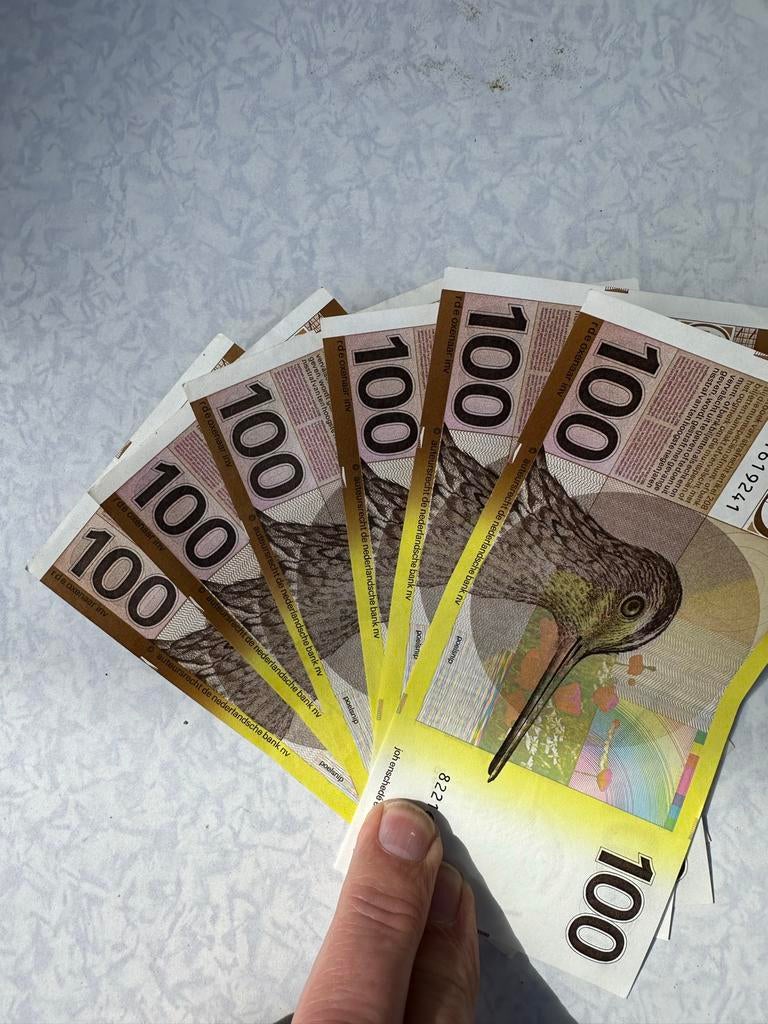 Papieren 100 Gulden .12x biljet -.€ 450, Ophalen, 100 gulden, Los biljet