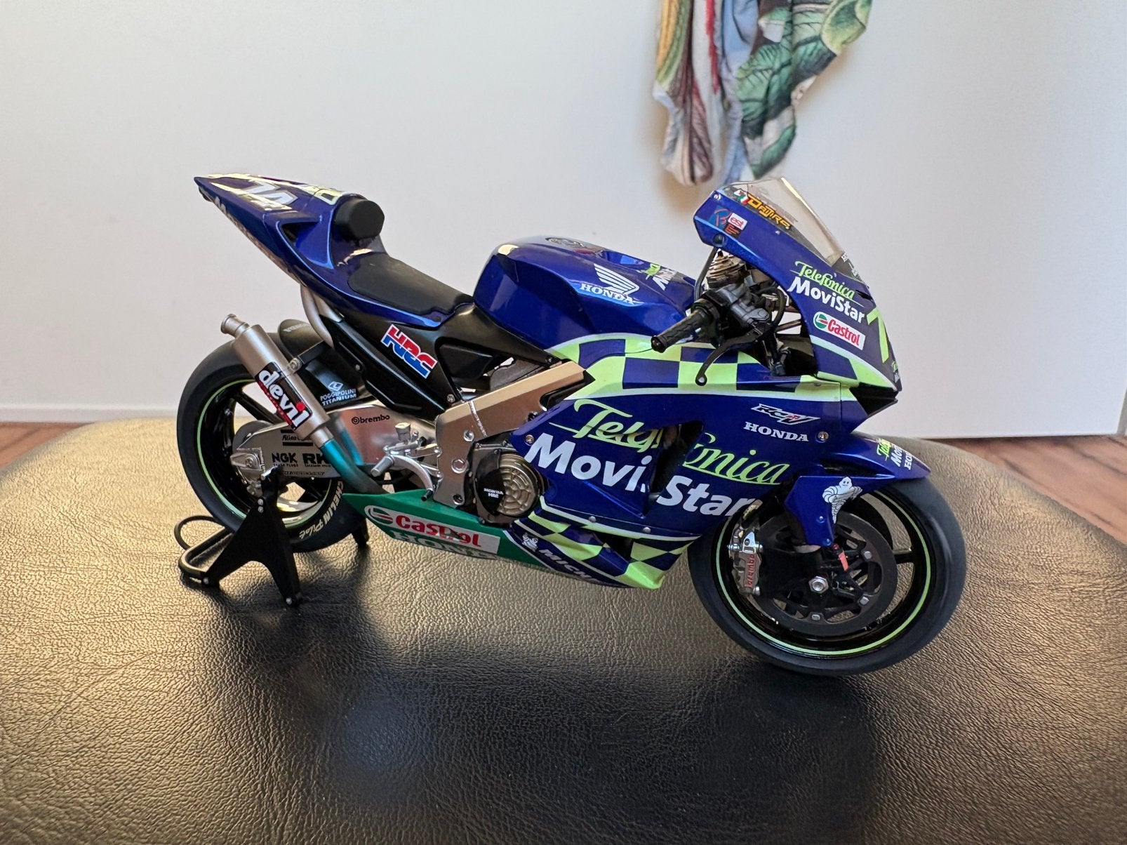 Movistar honda motor 1/12 tamiya masterwork collection, Hobby en Vrije tijd, Modelauto's | 1:5 tot 1:12, Ophalen of Verzenden