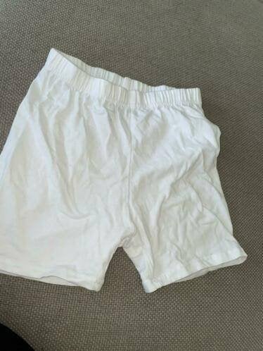Undy korte legging 158 164 short Broek wit witte, Ophalen of Verzenden, Gebruikt, Meisje, Broek