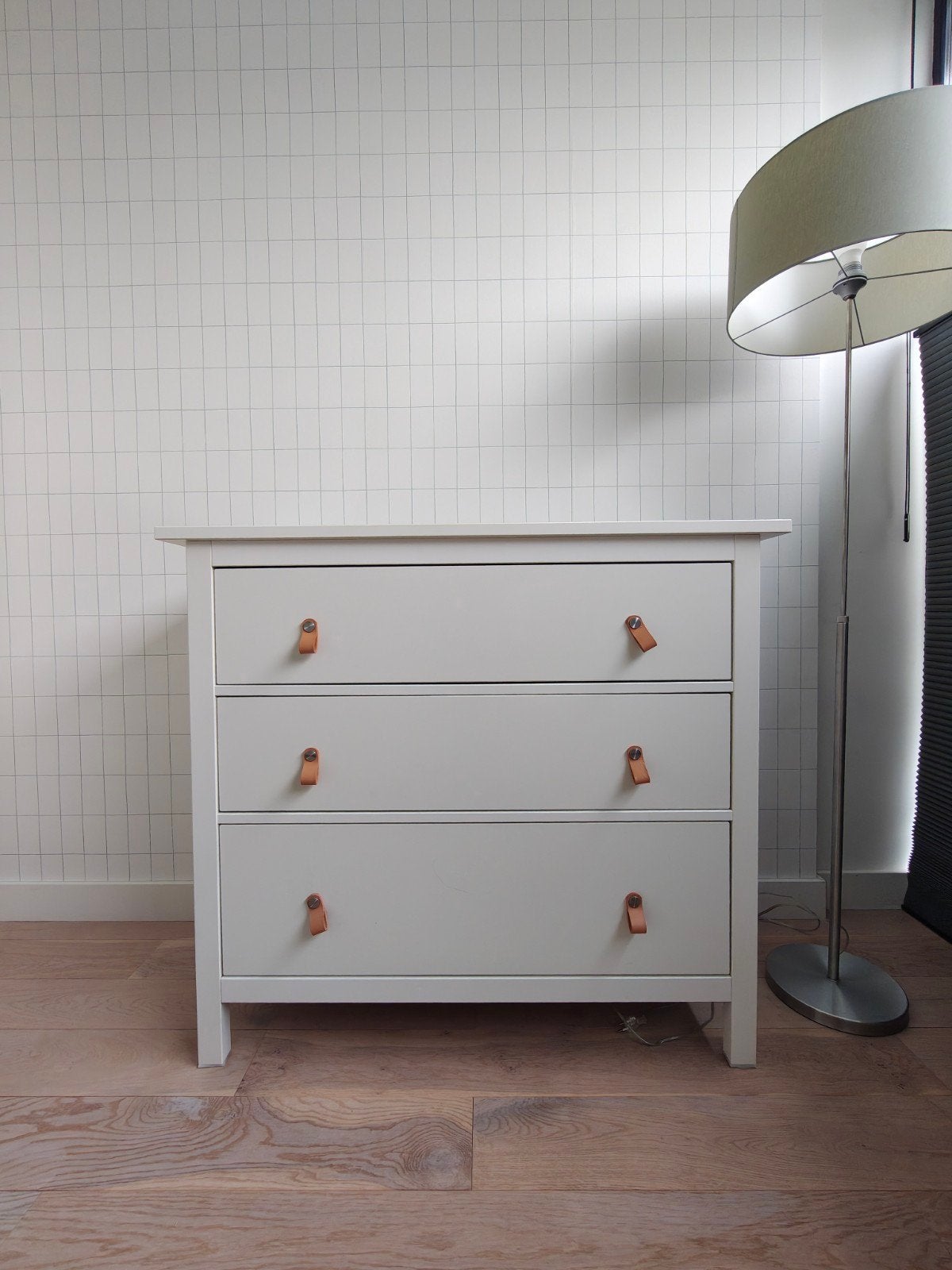Witte IKEA Hemnes ladekast met 3 lades