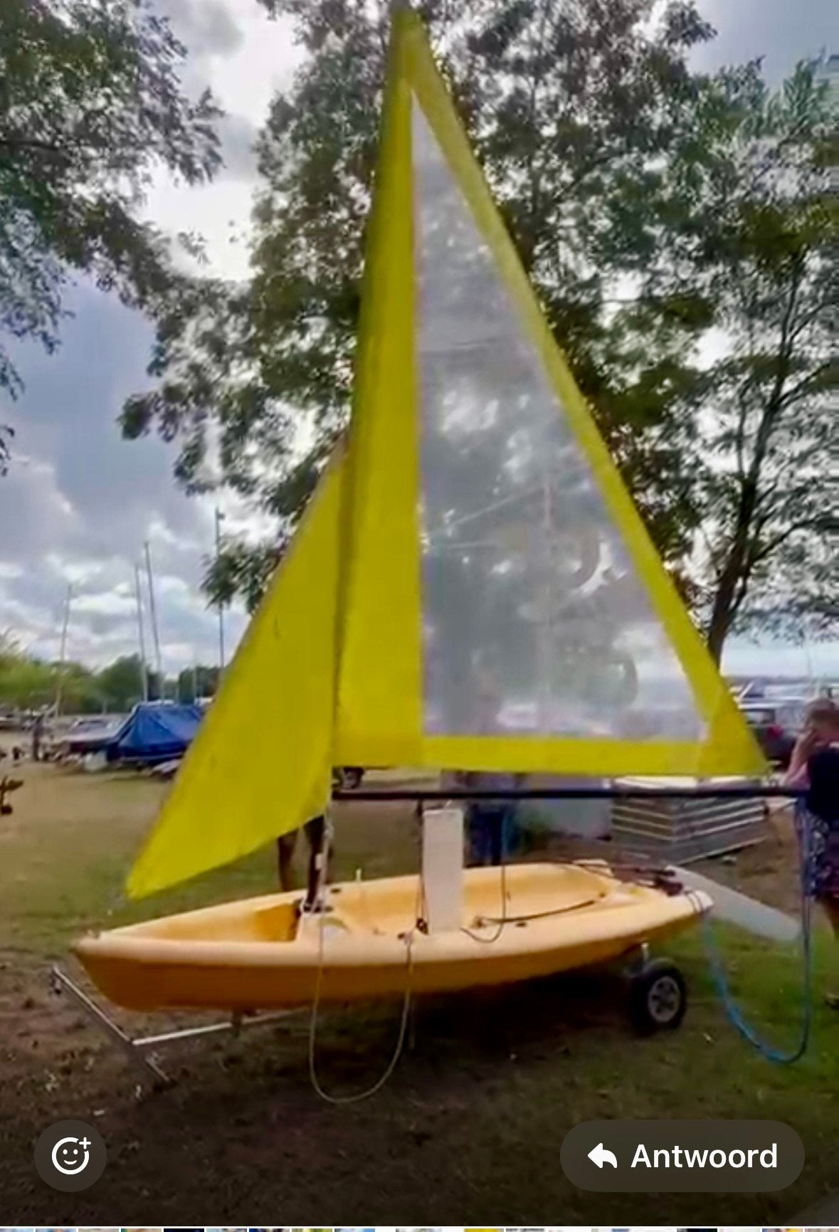 Laser Pico, Watersport en Boten, Ophalen, Gebruikt, 3 tot 6 meter, Minder dan 15 m²