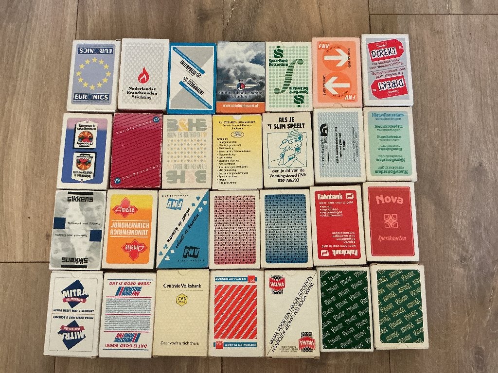 Speelkaarten reclame, Verzamelen, Ophalen of Verzenden, Gebruikt, Speelkaart(en)