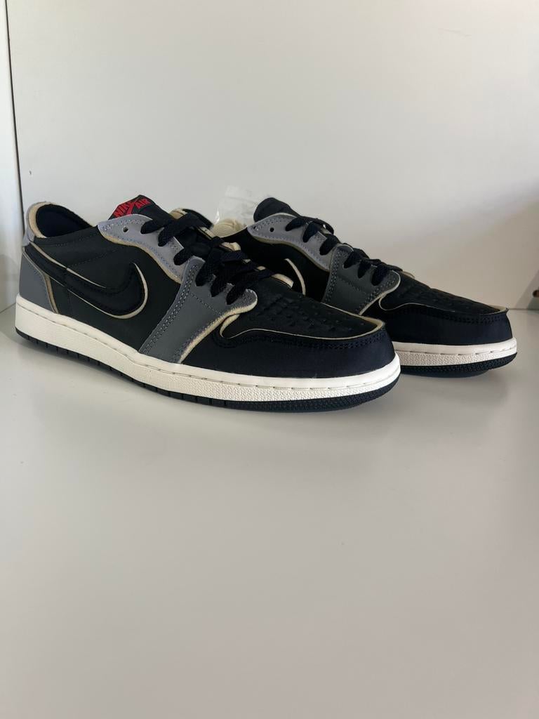 Nike Air Jordan 1 low EX Black Smoke Grey, Kleding | Heren, Schoenen, ., Zwart, Nieuw, Ophalen of Verzenden