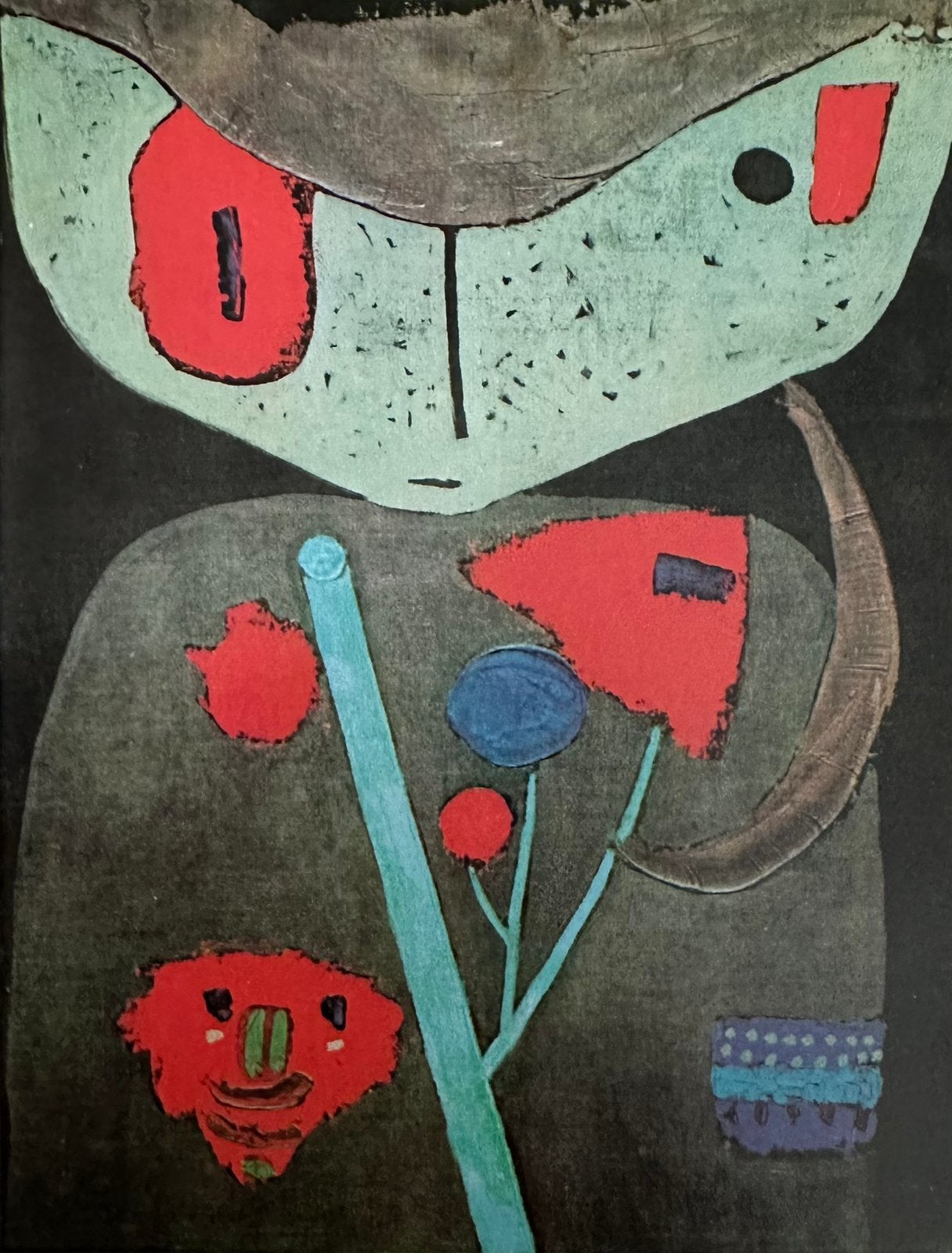 00556 PAUL KLEE ~ figuur uit het Oriëntaals theater (1934), Verzenden, 1980 tot heden, Ongelopen, Overige thema's