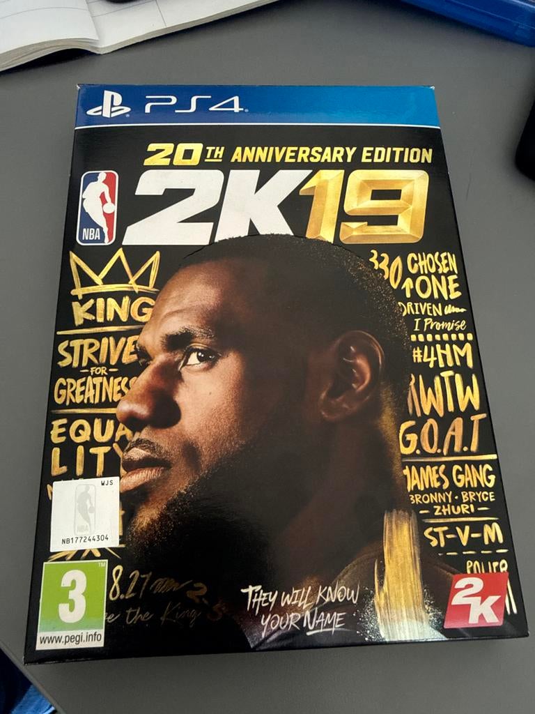NBA 2K19 20th Anniversary Edition PS4, Spelcomputers en Games, Games | Sony PlayStation 4, Eén computer, Ophalen of Verzenden