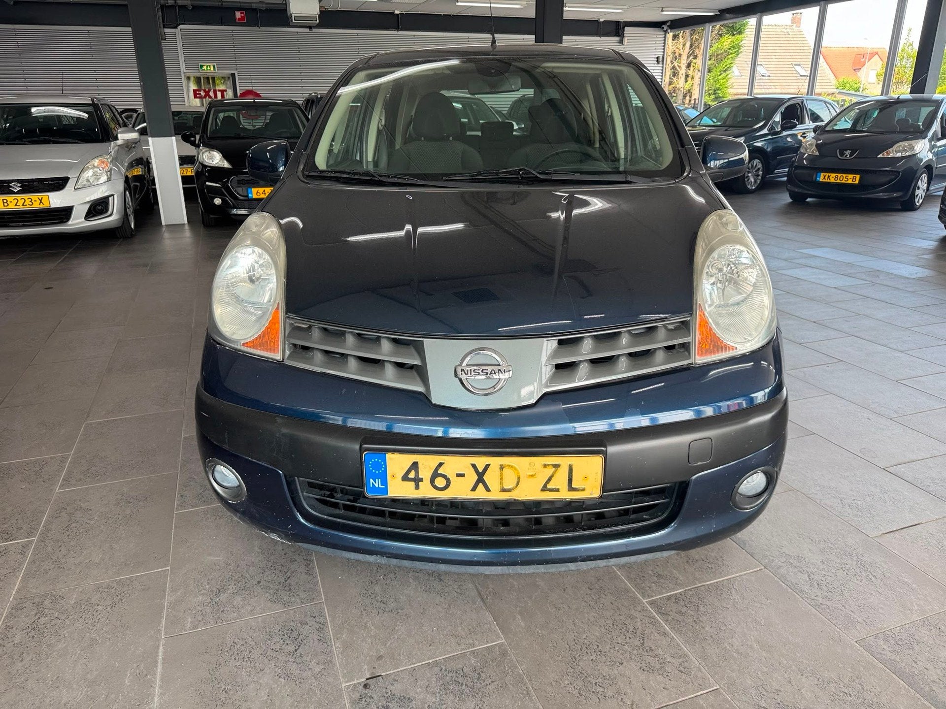 Nissan Note 1.6 First Note airco elektrische pakket lm-velge, Auto's, Voorwielaandrijving, Gebruikt, Zwart, 4 cilinders
