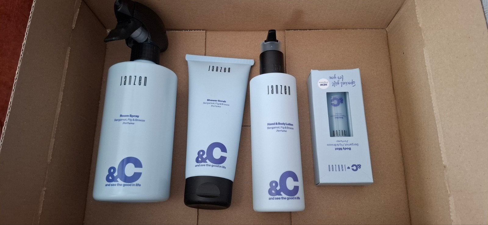 Janzen Luxe Verwenpakket - Bergamot, Vijg & Breeze, Ophalen of Verzenden, Nieuw, Bad & Douche