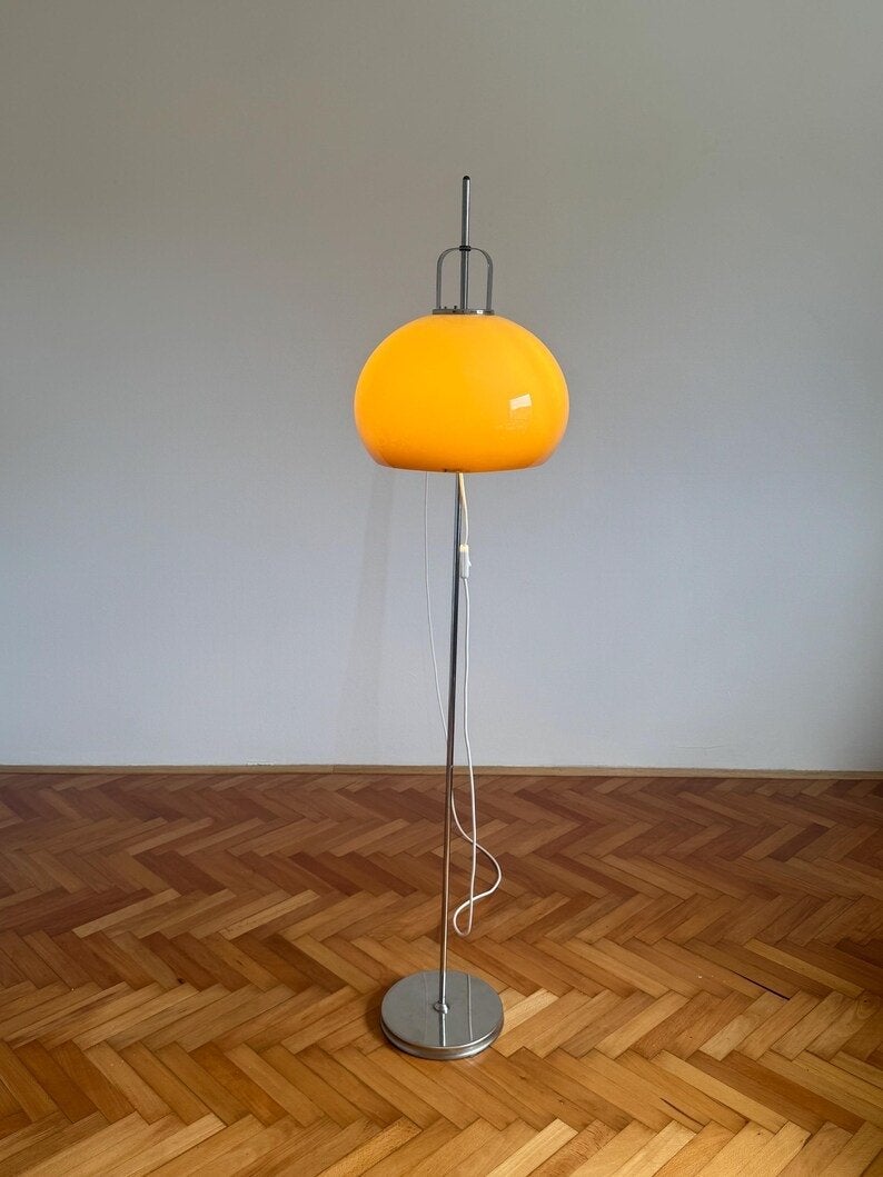 Harvey Guzzini Lucerna Floor Lamp, Ophalen, E27 (groot), 150 tot 200 cm, Kunststof