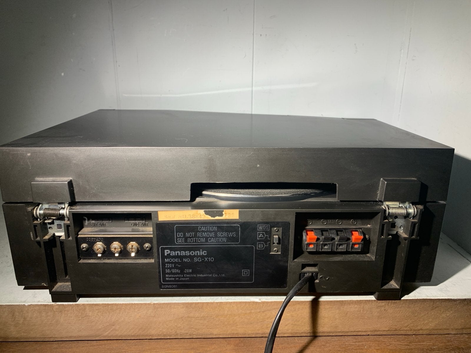 Foto 11 van Panasonic SG-X10 - Cassette - Platenspeler - Radio ‘80