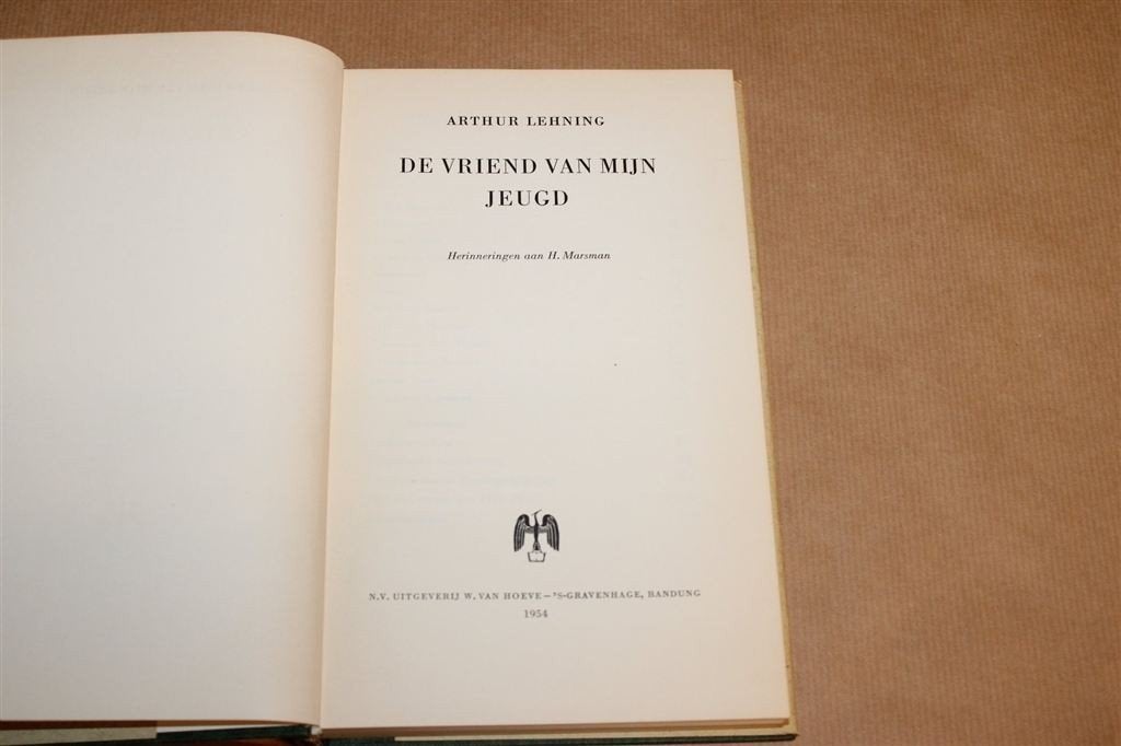 Vriend van mijn Jeugd — Herinneringen aan H. Marsman, Ophalen of Verzenden, Gelezen