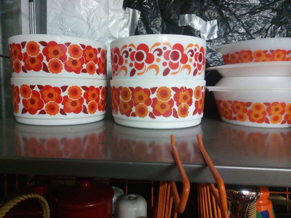 Arcopal diverse schalen ovenschaal jaren 70 design retro, Gebruikt, Arcopal, ?, Overige stijlen