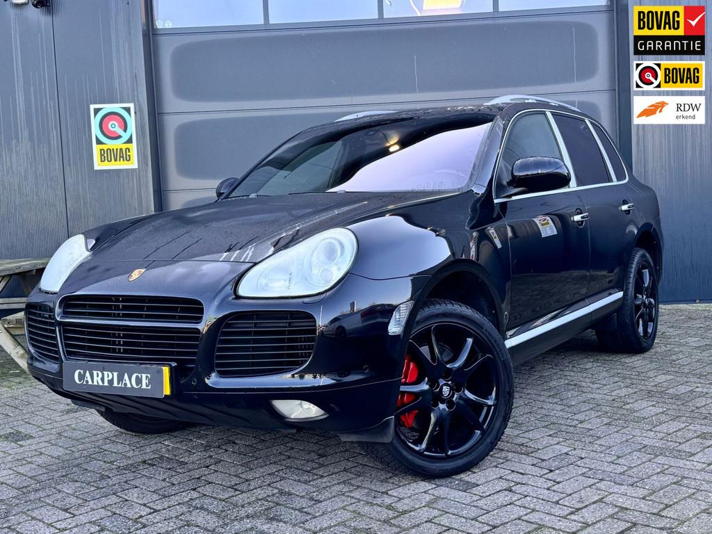 Porsche Cayenne 4.5 Turbo-Panoramadak, Auto's, Automaat, Cayenne, Gebruikt, Zwart