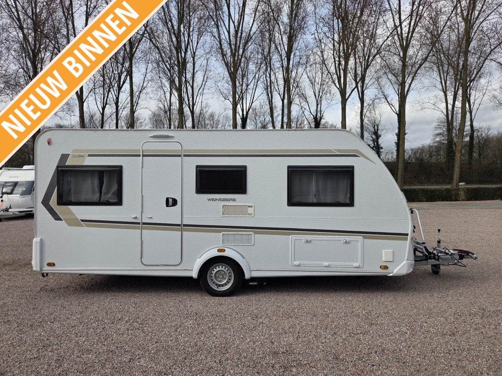 Weinsberg CaraOne 480 EU +BOVAG-2026/Luifel/Mover, Caravans en Kamperen, Caravans, Overige merken, Rondzit, Schokbreker, Bedrijf