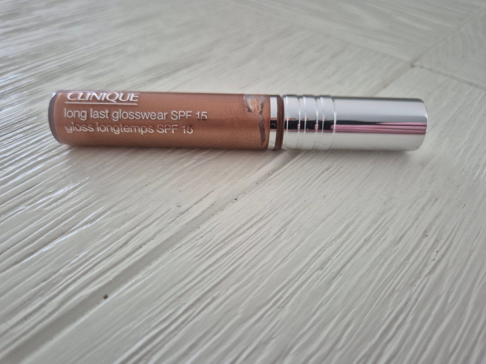 Clinique Long Last Glosswear SPF 15 - 04 Sunset, Nieuw, Ophalen of Verzenden, Make-up, Overige kleuren