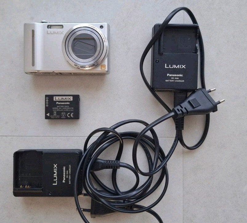 Panasonic Lumix DMC-TZ8 Compactcamera met 12x optische zoom, Audio, Tv en Foto, Ophalen, Gebruikt, Panasonic, Accu