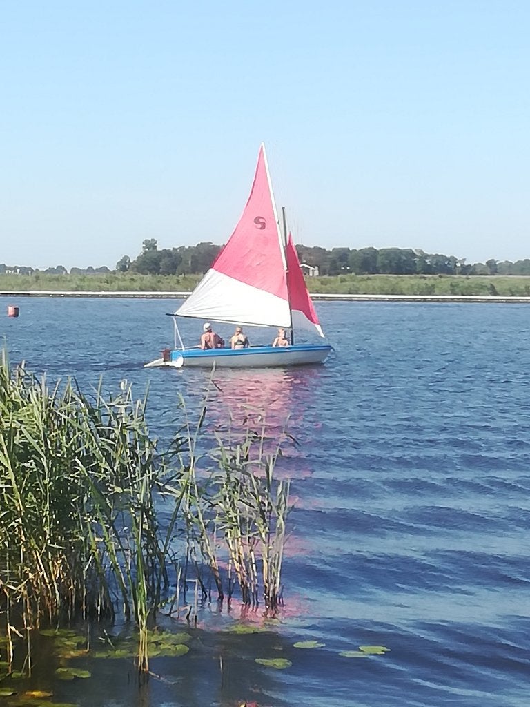 Polyester zeilbootje skipper, Ophalen, Gebruikt, Overige typen, Minder dan 15 m²