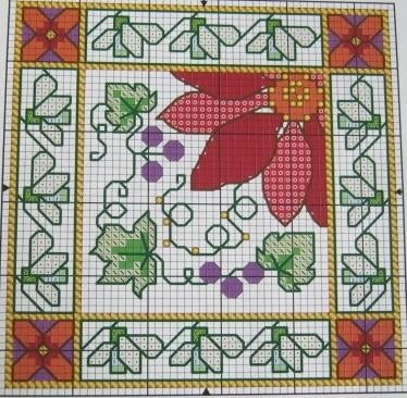 Borduurpatroon  Kerstroos en Sneeuwklokjes  nr 5647, Hobby en Vrije tijd, Verzenden, Nieuw, Handborduren, Patroon