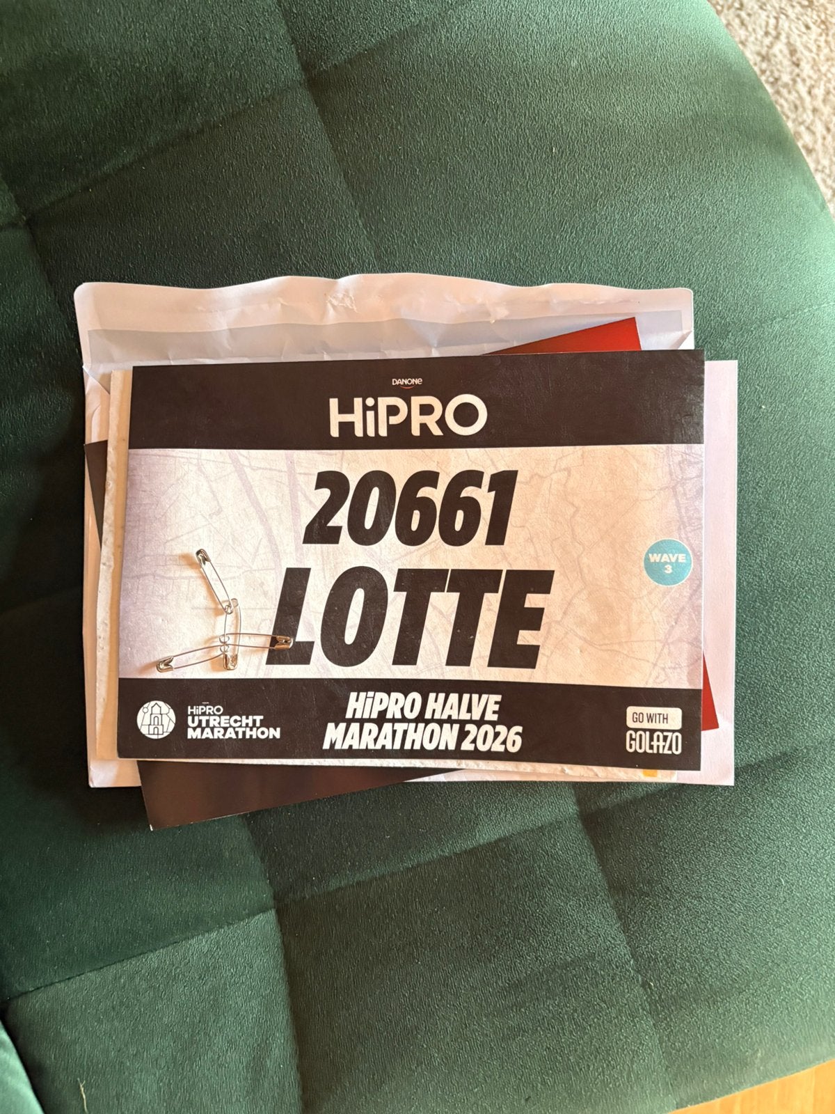 Halve Marathon Utrecht startbewijs, ophalen of wegbrengen Ut, Eén persoon, Mei