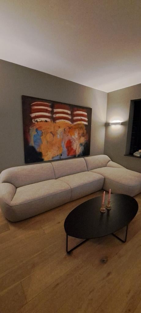 Groot Schilderij Sjer Jacobs 200cm x 140cm  (2003), Antiek en Kunst, Kunst | Schilderijen | Modern, Ophalen of Verzenden