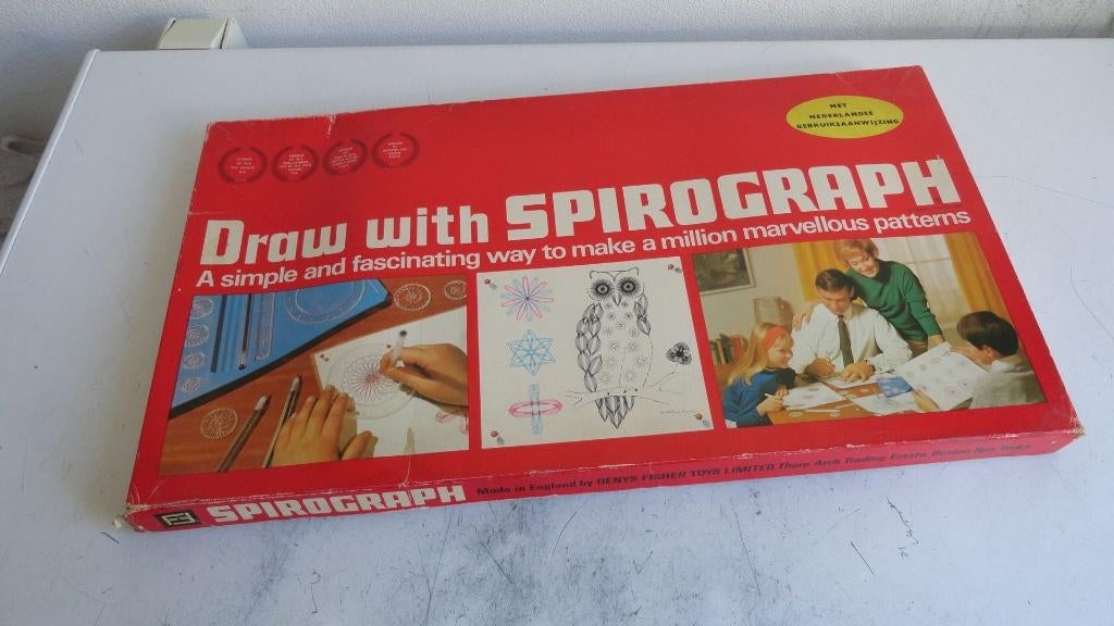 Spirograph tekenset vintage Denys Fisher 1967, Ophalen of Verzenden