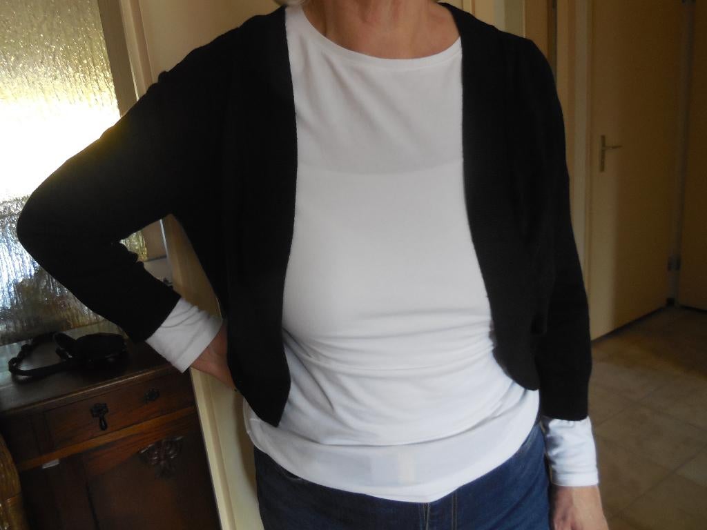 Canda bolero mt. M, Kleding | Dames, Maat 38/40 (M), Zwart, Ophalen of Verzenden, Lange mouw