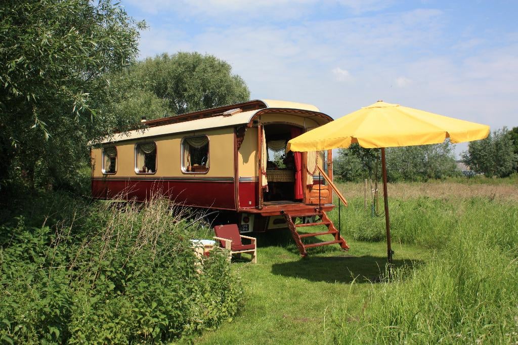 Woonwagen te koop, Zelhemse salonwagen, pipowagen, Caravans en Kamperen, Stacaravans, tot en met 2, Ophalen
