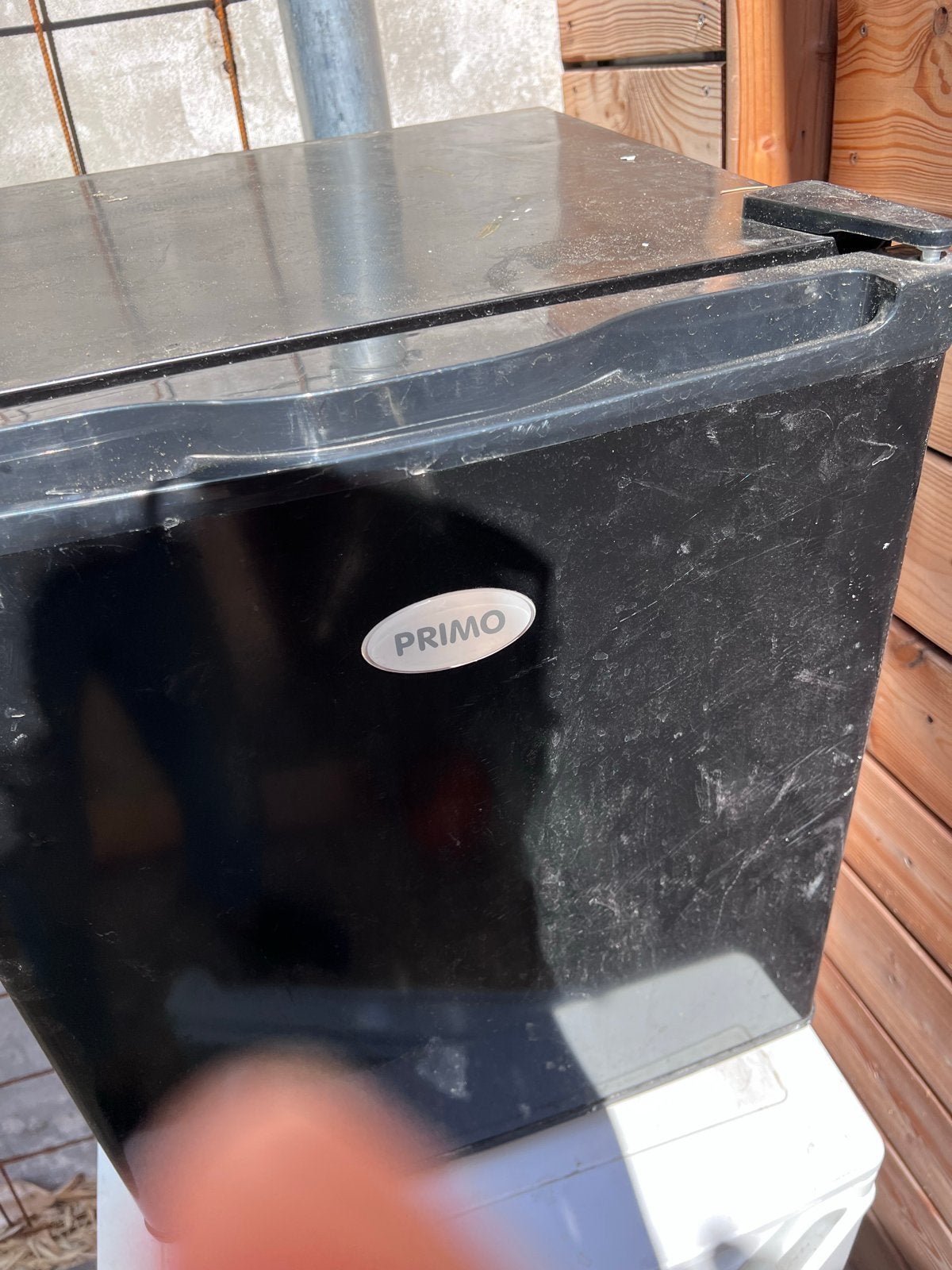 Compacte koelkast met vriesvak en kleine diepvries, Witgoed en Apparatuur, Koelkasten en IJskasten, Gebruikt, 75 tot 100 liter