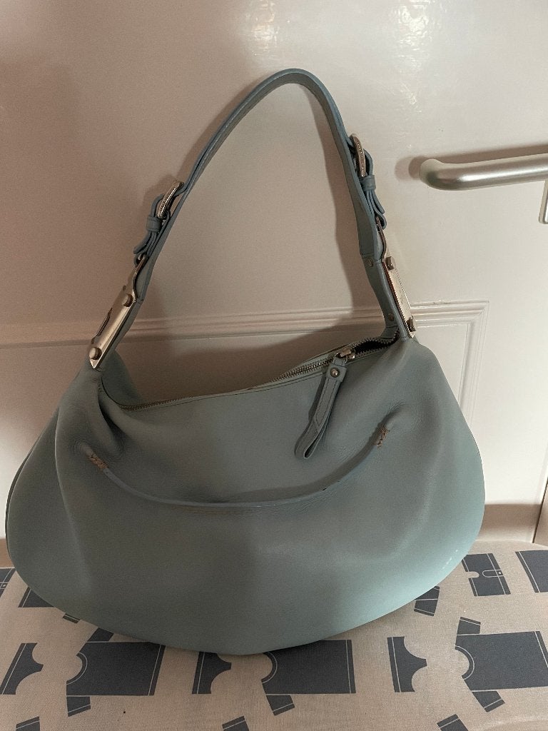 tassen, Verzenden, Zo goed als nieuw, Blauw, Handtas