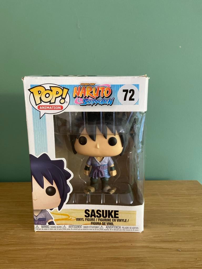 Funko Pop! Naruto Shippuden Sasuke #72, Ophalen of Verzenden, Zo goed als nieuw