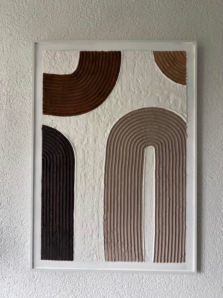Moderne abstracte schilderkunst op canvas, Ophalen of Verzenden
