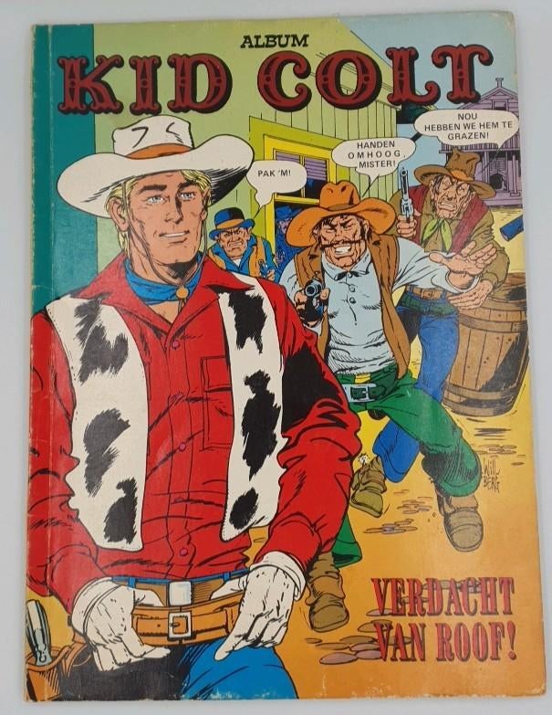 Te koop: Kid Colt: Verdacht van Roof! - Vintage Stripboek, Boeken, Eén stripboek, Ophalen of Verzenden, Gelezen