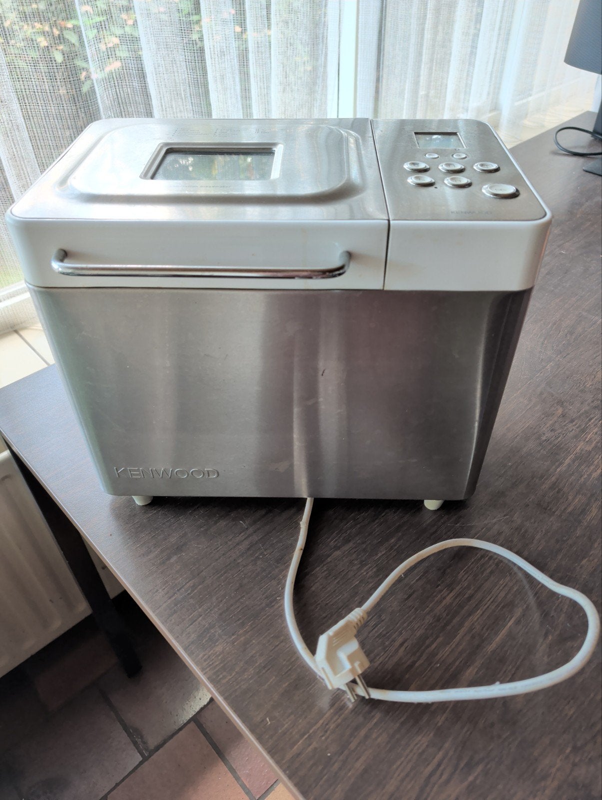 Kenwood bm350 Broodbakmachine, Gebruikt, Kijkvenster, 800 tot 1200 gram deeg, Ophalen