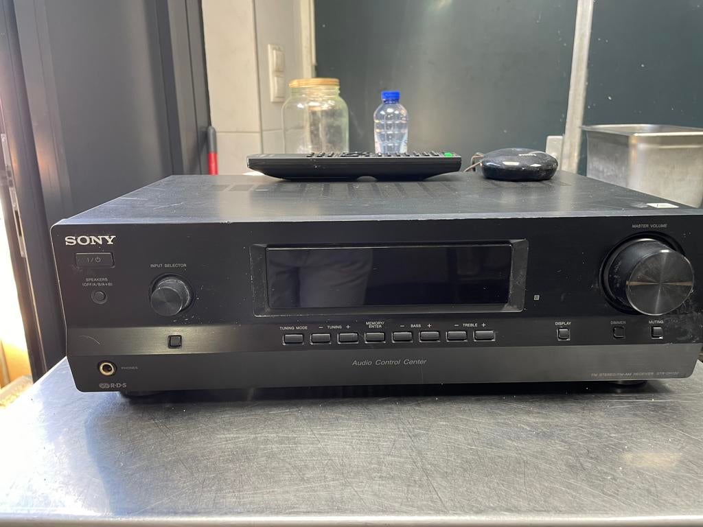 Sony versterker / receiver met afstandsbediening, Ophalen of Verzenden, Zo goed als nieuw, Sony