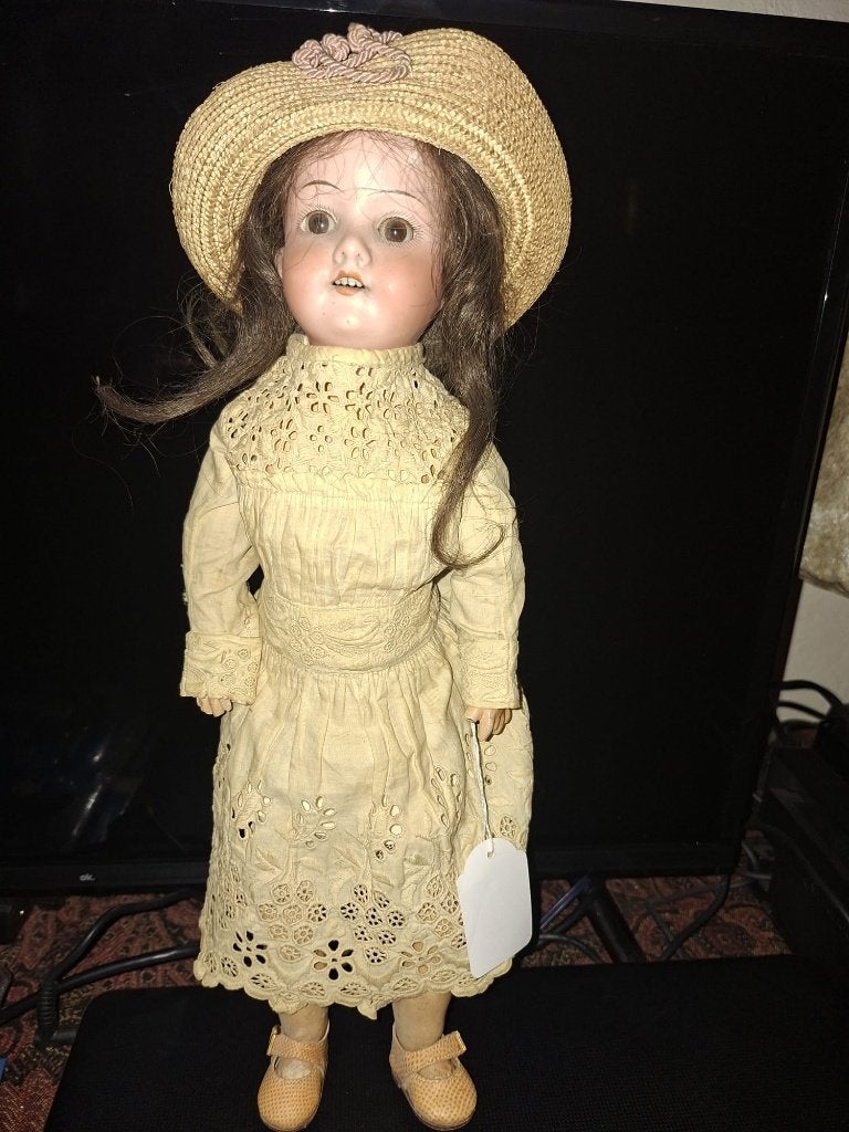 oude porseleinen pop, begin 1900, Ophalen of Verzenden